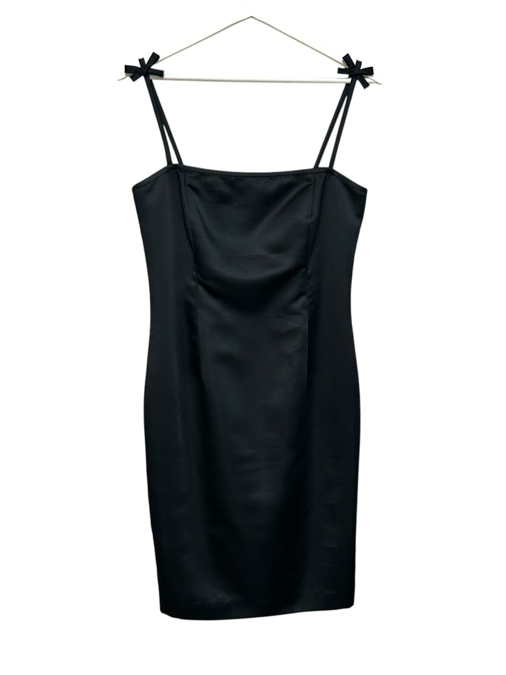 Kathlin Argiro atelier 6 Y2K bow detail sheath dress satin formal dance party